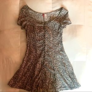 NWOT 90s Inspired Floral Dress